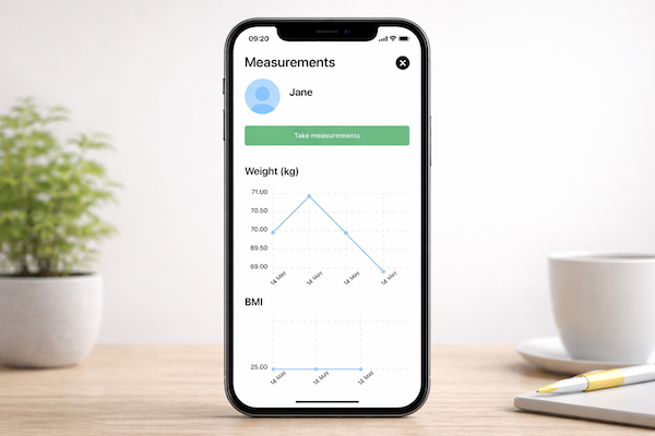 Progress tracking charts